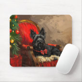 Skye Terrier Dog Weihnachtsfest Mousepad (Mit Mouse)