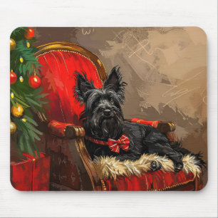 Skye Terrier Dog Weihnachtsfest Mousepad