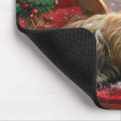 Skye Terrier Dog Weihnachtsfest Mousepad (Ecke)