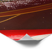 Skye Terrier Dog Weihnachtsfest Poster (Ecke)