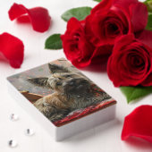 Skye Terrier Dog Weihnachtsfest Spielkarten (In Situ (Valentine))