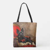 Skye Terrier Dog Weihnachtsfest Tasche (Rückseite)