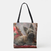 Skye Terrier Dog Weihnachtsfest Tasche (Rückseite)