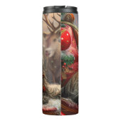 Skye Terrier Dog Weihnachtsfest Thermosbecher (Rückseite)