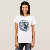 Skye Terrier draußen auf dem Boot T-Shirt (Vorne ganz)