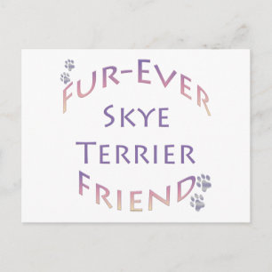 Skye Terrier Furever Friend Postkarte