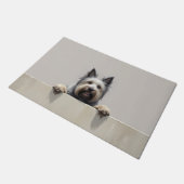Skye Terrier Fußmatte Kunst (Schrägansicht)
