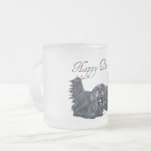 Skye Terrier Geburtstagskarten Mattglastasse (Vorderseite Links)