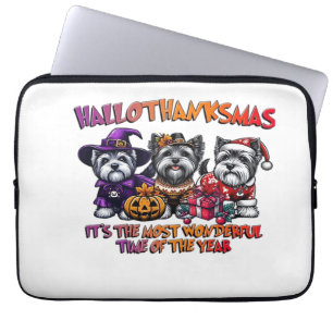 Skye Terrier Halloween Erntedankfest Weihnachten K Laptopschutzhülle