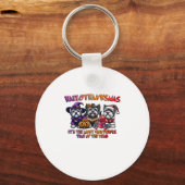 Skye Terrier Halloween Erntedankfest Weihnachten K Schlüsselanhänger (Vorderseite)