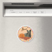Skye Terrier Halloween Magnet (In Situ (Geschirrspüler))