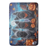 Skye Terrier Halloween Spooky Badematte (Vorderseite Vertikal)