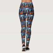 Skye Terrier Halloween Spooky Leggings (Rückseite)