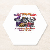 Skye Terrier Halloween Thanksgiving Christmas Clas Untersetzer (Vorderseite)
