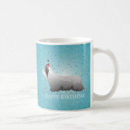 Skye Terrier Happy Birthday Design Kaffeetasse