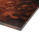 Skye Terrier im Herbst Leaves Fall Inspiriert Schneidebrett (Ecke)