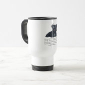 Skye Terrier MALE Keepake Travel Mug Reisebecher (Vorderseite Links)