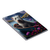Skye Terrier on a Paddle: Ein Landschaftliches Abe Notizblock (Rechte Seite)