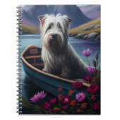 Skye Terrier on a Paddle: Ein Landschaftliches Abe Notizblock (Vorderseite)