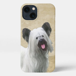 Skye Terrier Painting - Niedliche Original Dog Art iPhone 13 Hülle