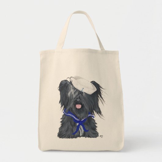 Skye Terrier Sailor Beach Tasche (Vorne)