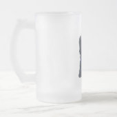 Skye Terrier Sailor Mattglas Bierglas (Links)