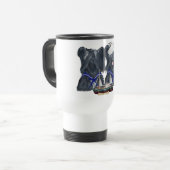 Skye Terrier Sailors Travel Mug Reisebecher (Vorderseite Links)