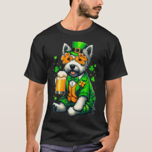 Skye Terrier Saint Paddys Tageskostüme für Lover D T-Shirt