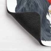 Skye Terrier Santa Claus Mousepad (Ecke)