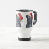 Skye Terrier Santa Claus Travel Mug Reisebecher (VorderseiteRechts)