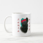 Skye Terrier Santa Paws Kaffeetasse (Links)