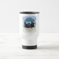 Skye Terrier, Strandtag-Reisebecher!