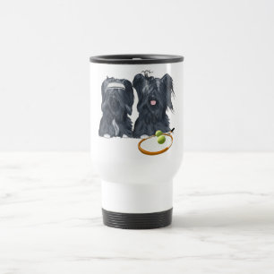 Skye Terrier Tennis Reisebecher
