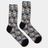 Skye Terrier Weihnachtsboot-Feiertag Socken (Rechts)