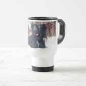 Skye Terrier Wintertime Travel Mug Reisebecher (VorderseiteRechts)