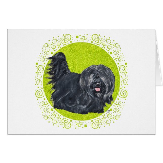 Skye Terriers Grüngras (Vorderseite (Horizontal))