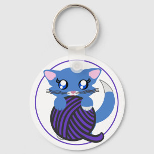 Skye Toon Kitty-Kätzchen-Schlüsselanhänger Schlüsselanhänger