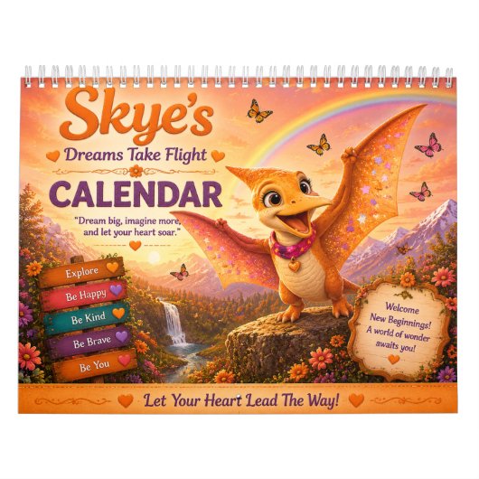 Skye's Träume fliegen Kalender (Titelbild)