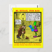 Skygack beobachtet einen Betrunkenen Postkarte (Vorne/Hinten)