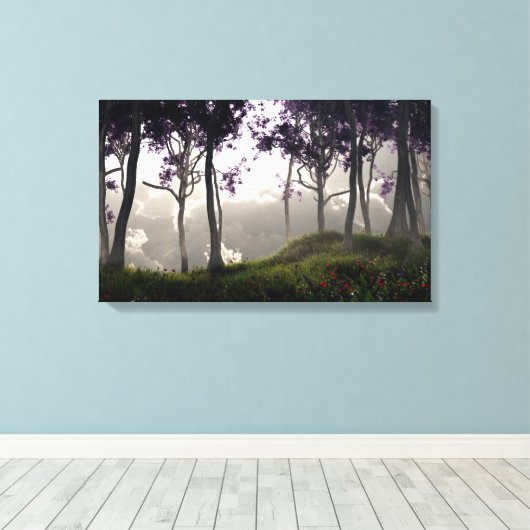 Skygate (Frühjahr) Leinwanddruck (Insitu (Holzboden))