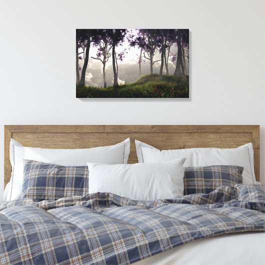 Skygate (Frühjahr) Leinwanddruck (Insitu (Schlafzimmer))