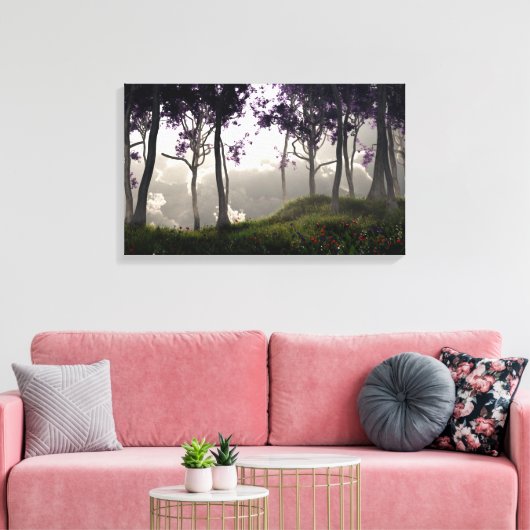 Skygate (Frühjahr) Leinwanddruck (Insitu (Wohnzimmer))