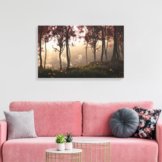 Skygate (Herbst) Leinwanddruck (Insitu (Wohnzimmer))