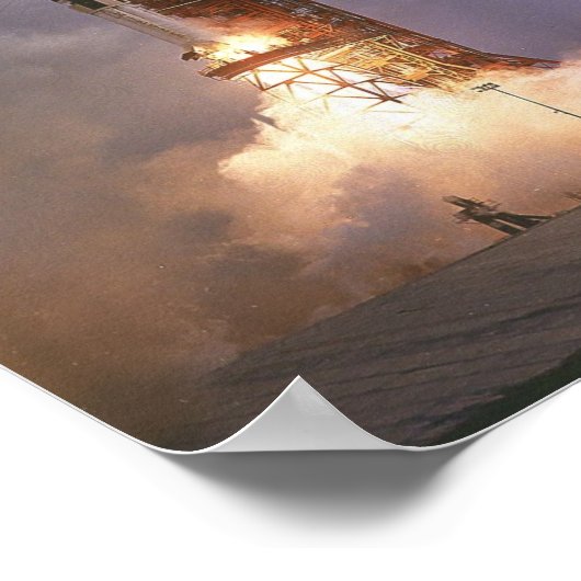 Skylab 2 Launch Poster (Ecke)