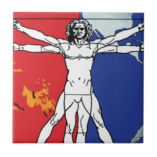 Skylab 2 Patch für die Mission des Vitruvian Fliese