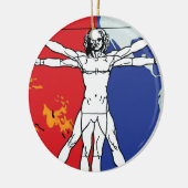 Skylab 2 Patch für die Mission des Vitruvian Keramikornament (Links)