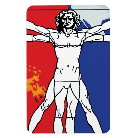 Skylab 2 Patch für die Mission des Vitruvian Magnet (Vertikal)