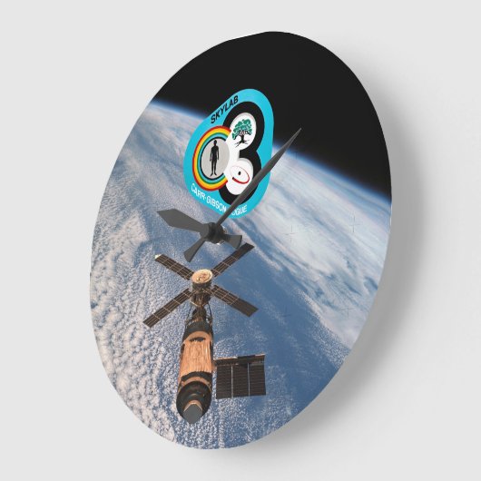 Skylab 3 große wanduhr (Winkel)