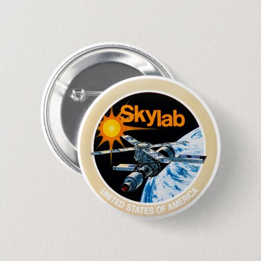 Skylab-Auftragfleckenknopf Button (Vorne & Hinten)