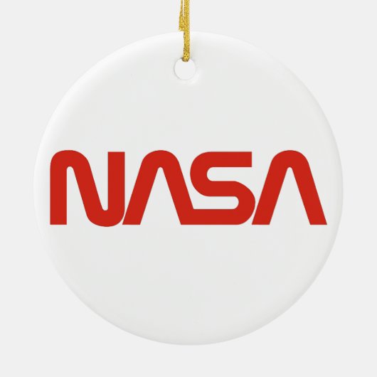 SKYLAB-Programm-Logo Keramik Ornament (Hinten)